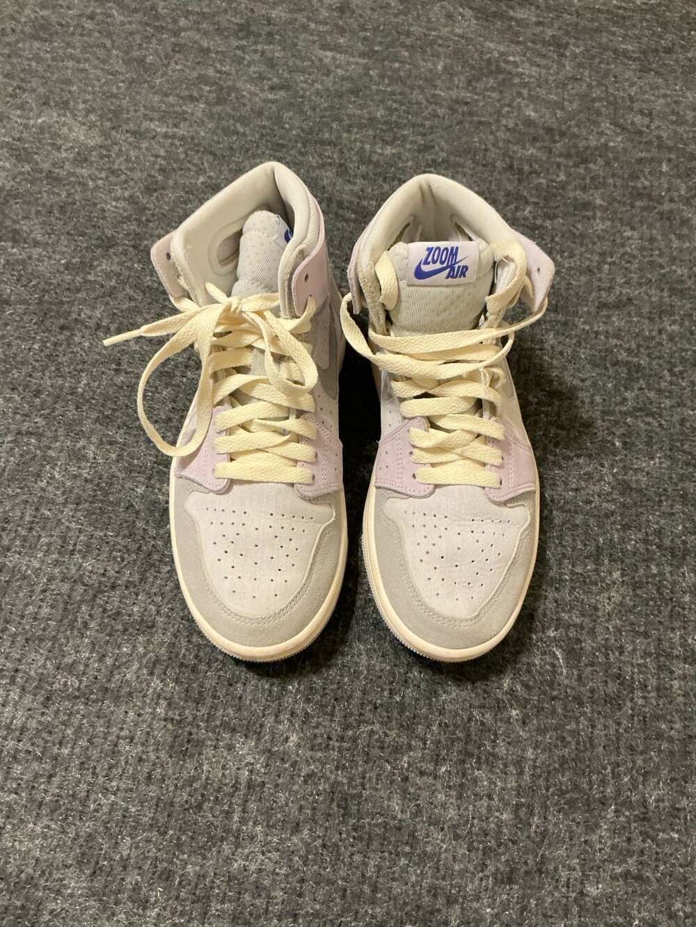 Jordan Air Jordan 1 High Zoom CMFT 2 Womens Size 5.5 Gray Purple Sneakers